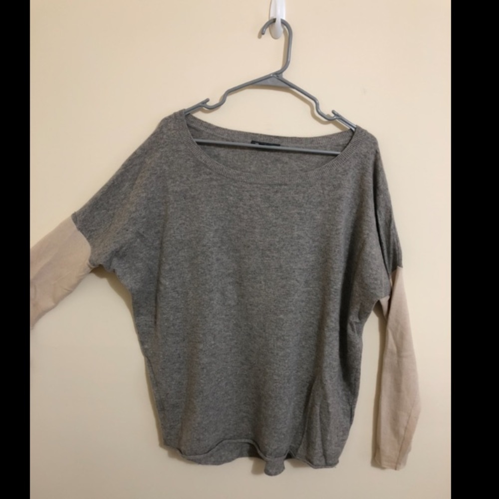 Vince wool/cashmere color block sweater L